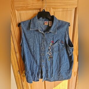 Branded Vintage Looney Toons TWEETY  Sleeveless Women's 18/20 Top